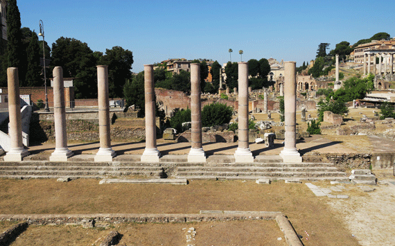 Ruins of Vespasian's war trophy museum