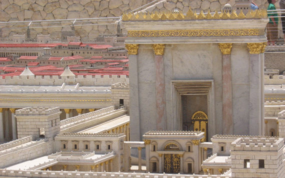 Model of the Jerusalem Temple in all its glory