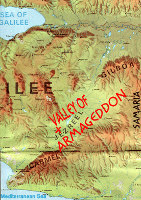 Map of the Valley of Armageddon