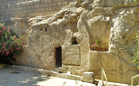 The Garden Tomb outside Jerusalem's Old City