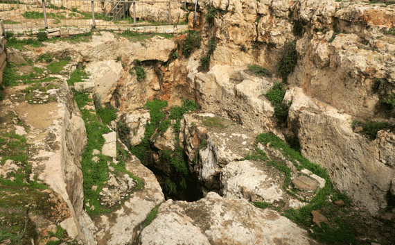 Outside extension of the Cave of the Machpelah where Abraham is buried