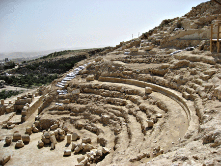 Previously unknown theater at Herodion faces Bethlehem