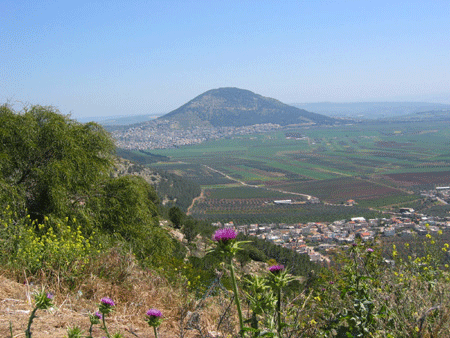 View of the Jezreel Valley from Nazareth's "precipice"
