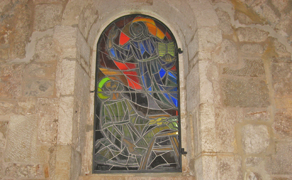 Window in St. Jerome's chapel must be appreciated in person