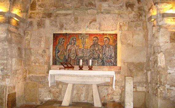 Grotto of St. Jerome adjacent to the Grotto of the Nativity
