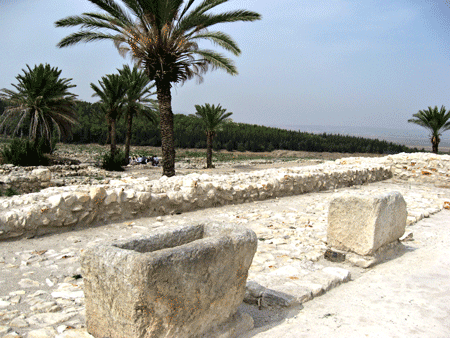 Northern stables at Megiddo in 2009
