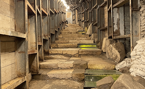 2000-year-old street for pilgrims leading up to the Temple opened in 2023