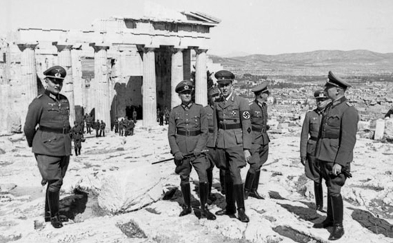 Greece Surrenders to Nazi Germany in April 1941 with Princess Alice in Athens