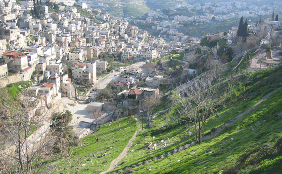 City of David and its mirror image today