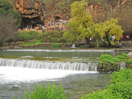Caesarea Philippi, also known as Banyas, was once dedicated to Pan