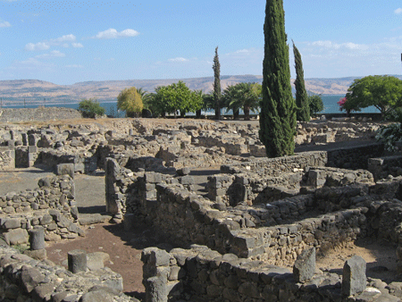 Neighborhood of Peter's mother-in-law at Capernaum