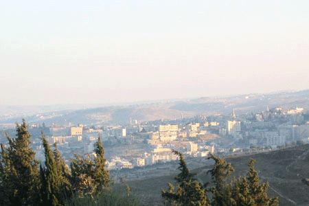 Bethlehem from Tel Ramat Rahel