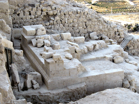 View of Herod's Mausoleum at Herodion, September 2008