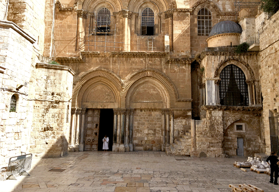 Courtyard of the Holy Sepulcher church
