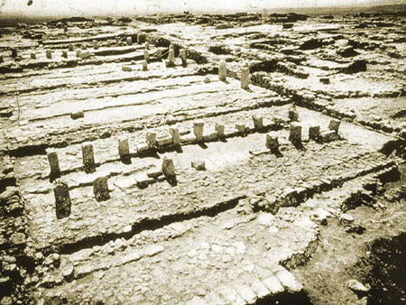 Northern Iron Age stables, removed in the 1920s