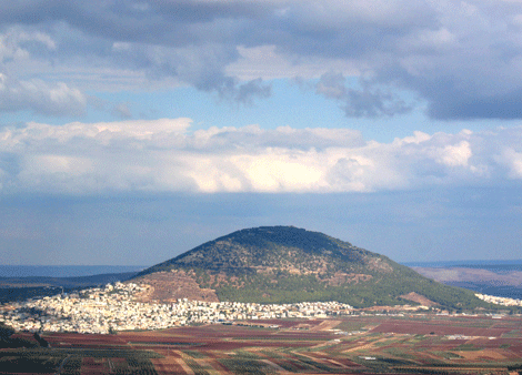 Mount Tabor where Deborah and Barak defeated the Canaanites