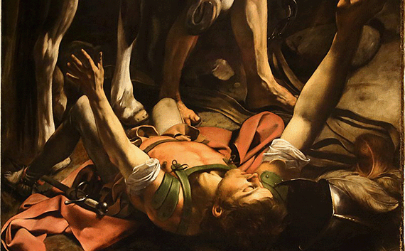 Caravaggio's Paul Blinded on the Road to Damascus