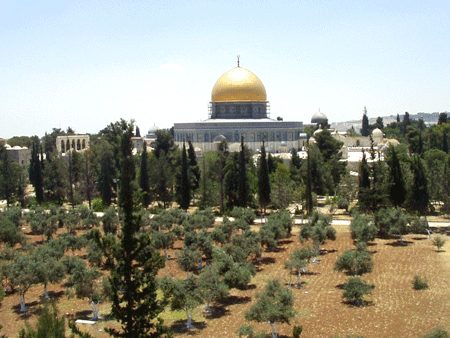 View of the Temple Mount from the Antonia Fort