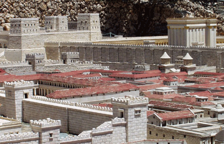 Model of 1st century AD Jerusalem