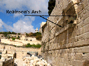 Robinson's Arch in the Western Wall