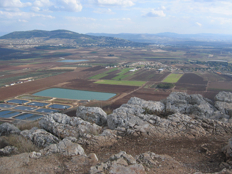 Abishag was from Shunem in the Jezreel Valley