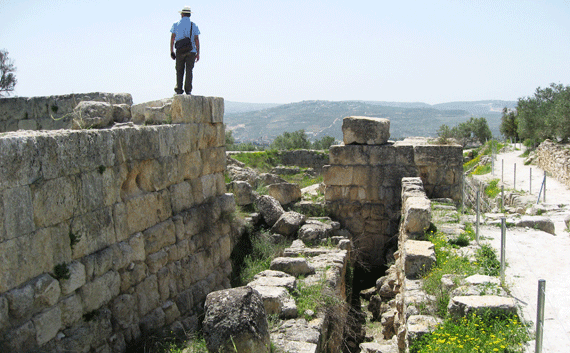 Sebaste was a lookout over the hills of Samaria