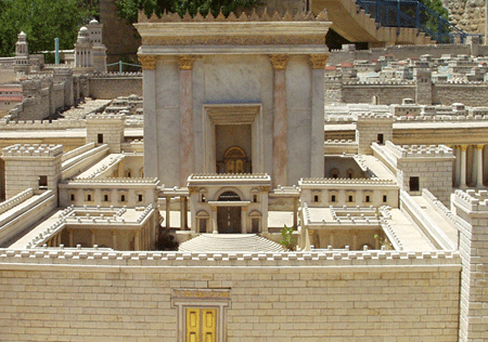 Model of the Second Temple in the days of Jesus