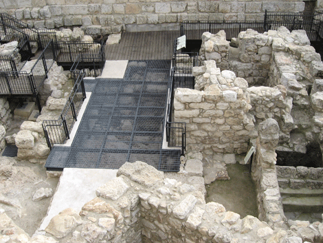 Two partially preserved chambers of the royal gatehouse